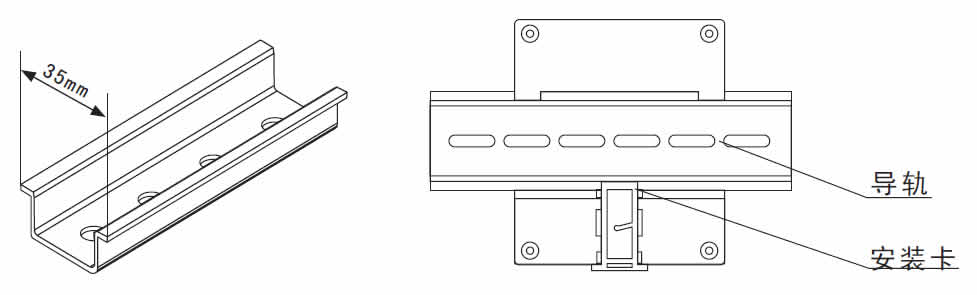 4P單相導軌式多功能電能表